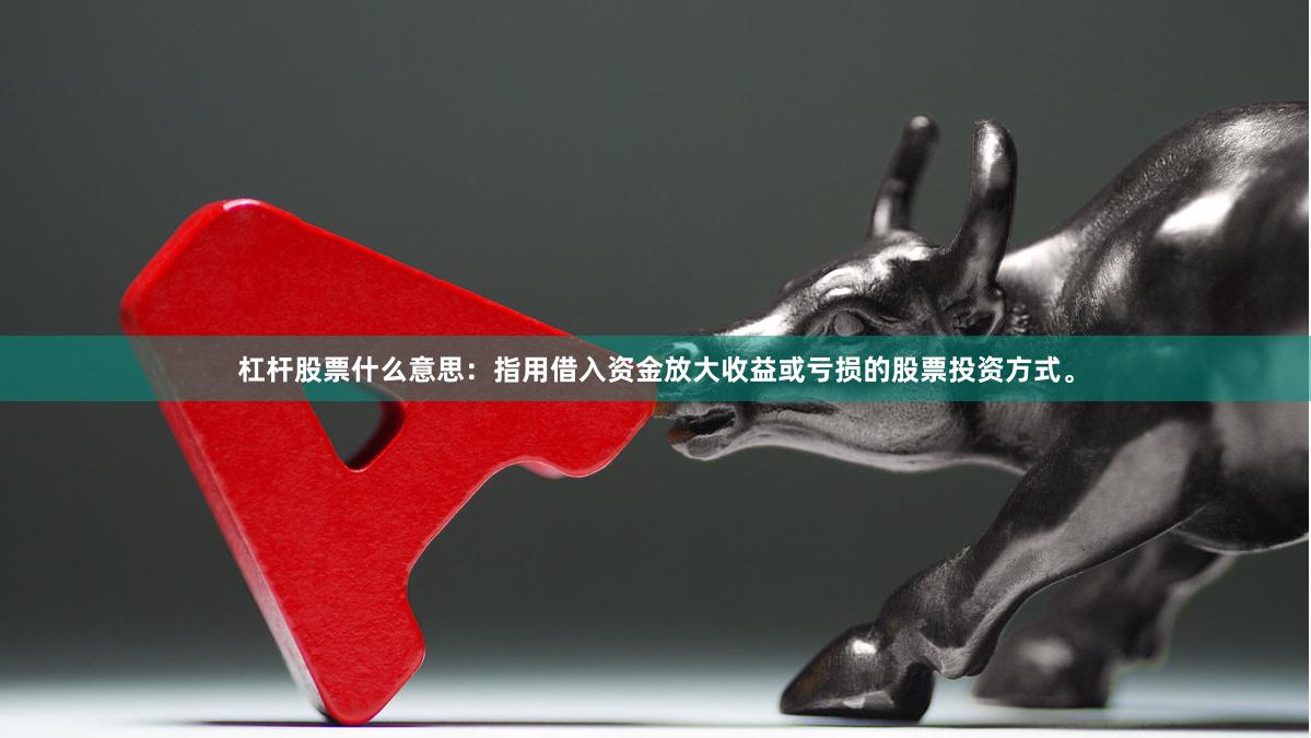杠杆股票什么意思：指用借入资金放大收益或亏损的股票投资方式。